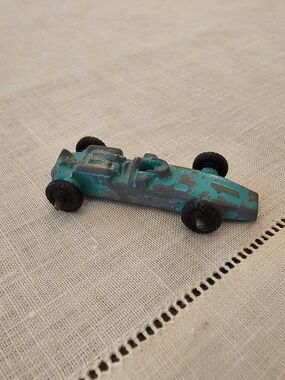 Vintage 50's Midgetoy Blue Open Wheel Indy Race Car Die Cast Metal Toy